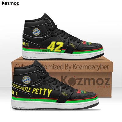 Kyle Petty Custom Shoes Mello Yello Livery 1992 Pontiac Grand Prix Livery #42 Racing Shoes