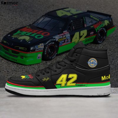 Kyle Petty Custom Shoes Mello Yello Livery 1992 Pontiac Grand Prix Livery #42 Racing Shoes