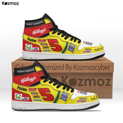 Terry Labonte Hendrick Motorsports Custom Shoes #5 Livery Simple 1999 Livery Kellogg's Racing Shoes
