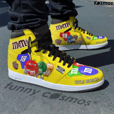 Kyle Busch Custom Shoes #18 Livery 2015 Livery M&M's Racing Shoes