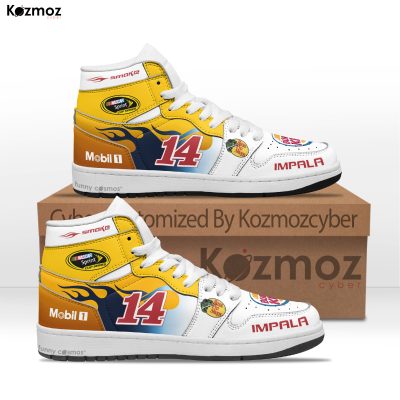 Tony Stewart Stewart-Haas Racing Custom Shoes No.14 Burger King COT Livery 2011 Livery Racing Shoes