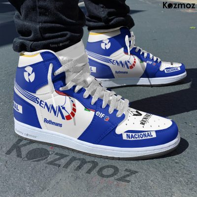 Ayrton Senna Williams F1 Custom Shoes Racing Suit 1994 Racing JD Sneakers