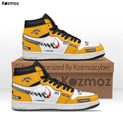 Ayrton Senna McLaren Custom Shoes Racing Monaco 1987 Racing JD Sneakers