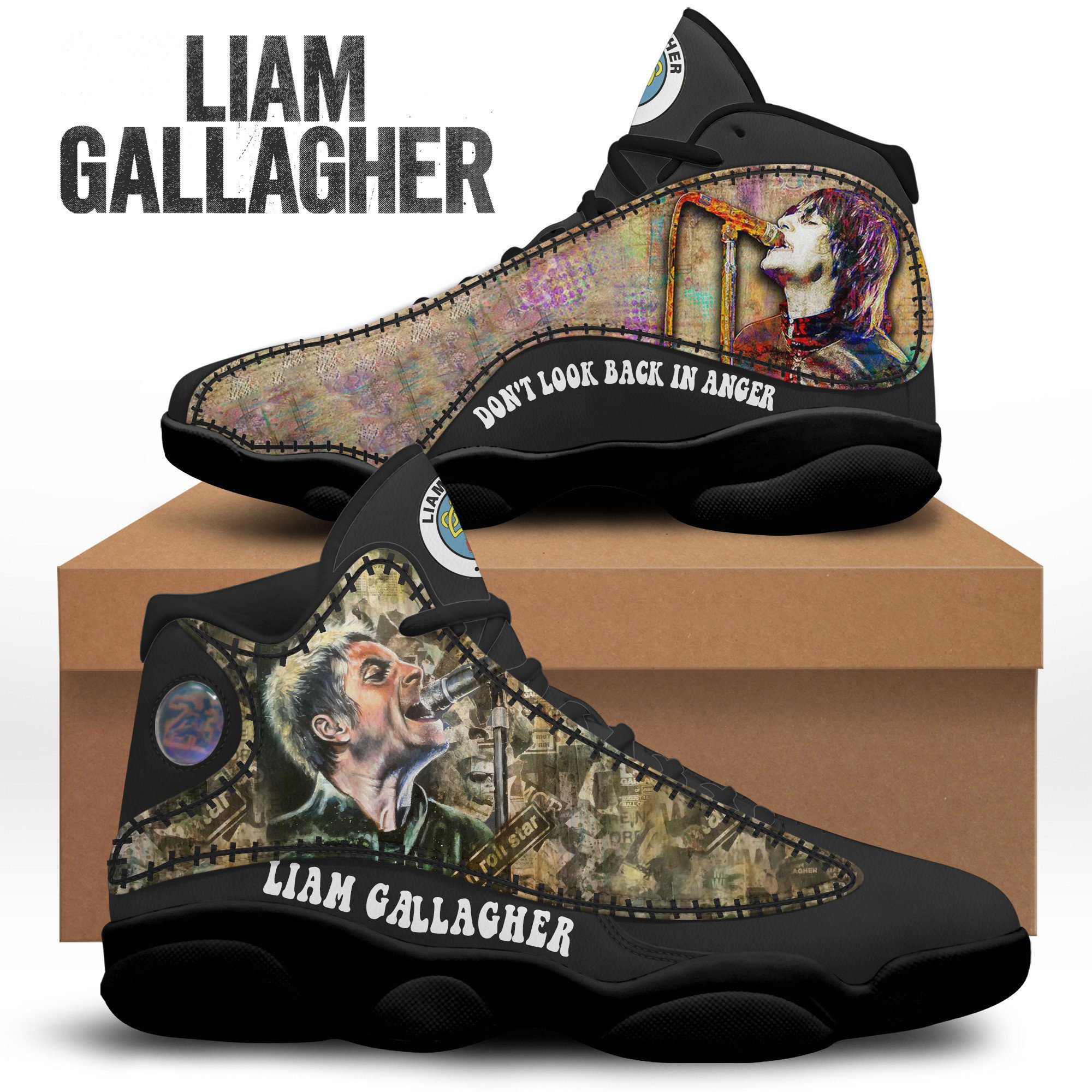 Liam Gallagher AJ13 Sneakers Air Jordan 13 Shoes Liam Gallagher AJ13 Sneakers Air Jordan 13 Shoes