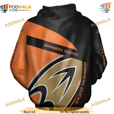 Long Sleeve 3D Anaheim Ducks Hoodie, Perfect Merch for Fans