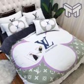 Louis Vuitton Bedding Set, Louis Vuitton Bedspread, Duvet Cover Set Home Decor