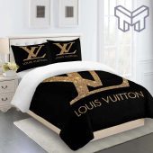 Louis Vuitton Bedding Set, Louis Vuitton Fashion Bedspread, Louis Vuitton Duvet Cover Home Decor