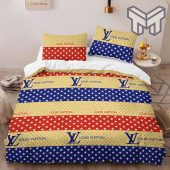 Louis Vuitton Bedding Set,Louis Vuitton Colorful Bedding Set, LV Bedding set Home Decor