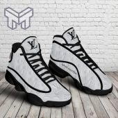 Louis Vuitton Grey Air Jordan 13 Sneakers Shoes LV Hot 2023
