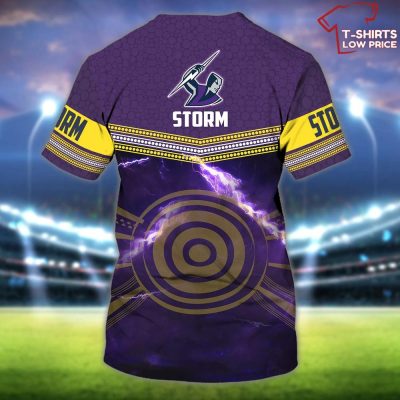 Melbourne Storm Nrl Personalized Name 3D T-Shirt Hoodie Zipper Hoodie for men and women