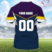 Melbourne Storm Nrl Personalized Name And Number 3d T Shirt Gift For Fans - demo10