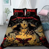 Metallica Moth Into Flame Bedding Set 1.jpg - demo10