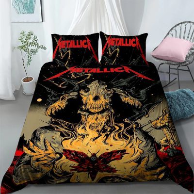 Metallica Moth Into Flame Bedding Set