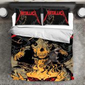 Metallica Moth Into Flame Bedding Set 4.jpg - demo10