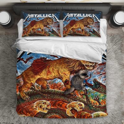 Metallica Zeb Love Lion Snake Bedding Set