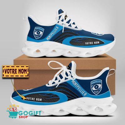 Chaussures Max Soul Montpellier H?rault Rugby ?dition sp?ciale avec nom personnalis?