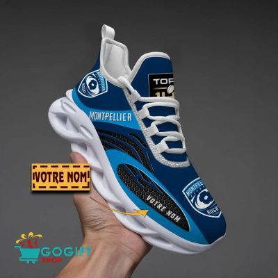Chaussures Max Soul Montpellier H?rault Rugby ?dition sp?ciale avec nom personnalis?
