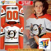NHL Anaheim Ducks 3D Hoodie, Custom Name and Number Hockey Fan Jersey 2024