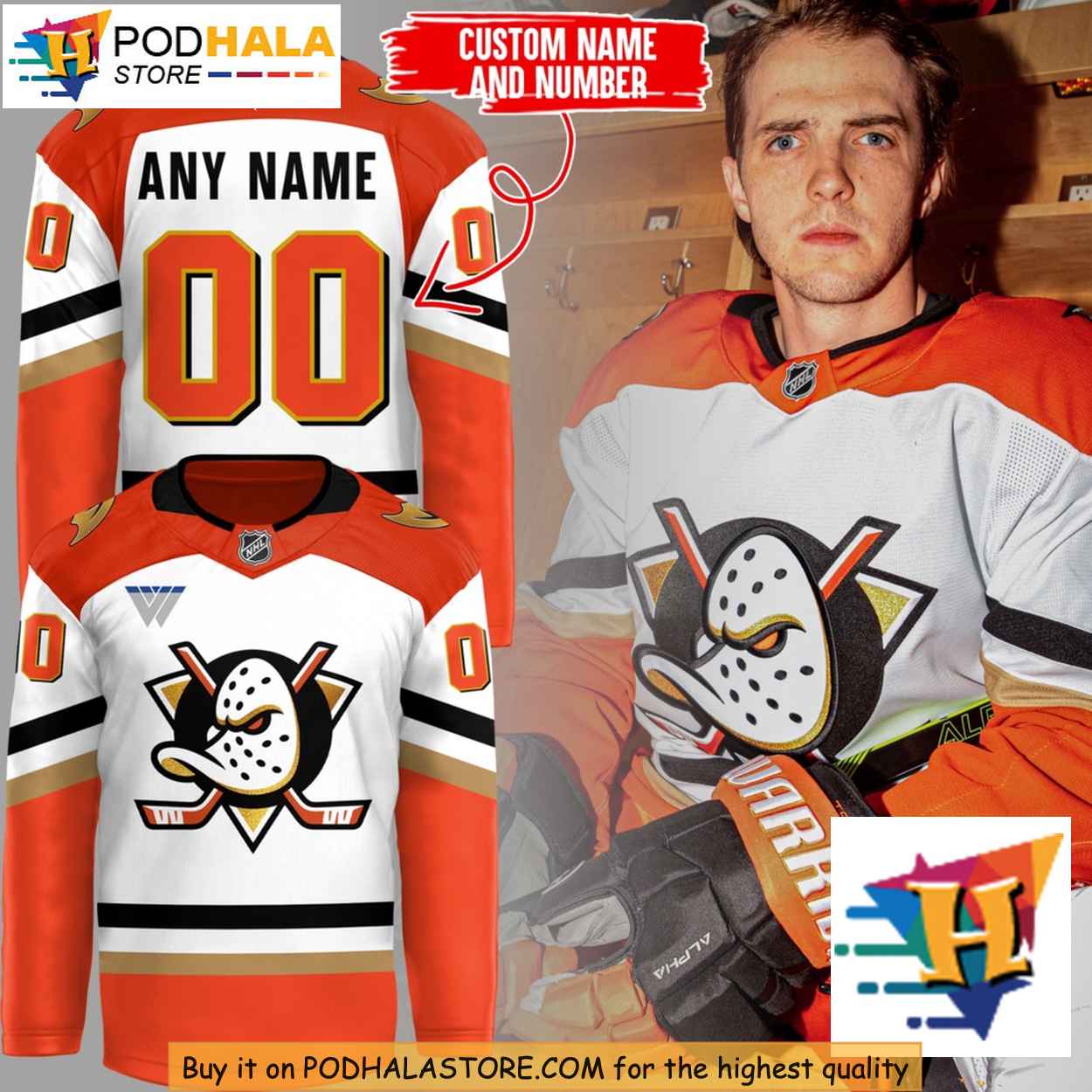 NHL Anaheim Ducks 3D Hoodie, Custom Name and Number Hockey Fan Jersey 2024 NHL Anaheim Ducks 3D Hoodie, Custom Name and Number Hockey Fan Jersey 2024