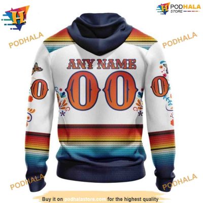 NHL Dia De Los Muertos Special Design Anaheim Ducks Merch Hoodie 3D