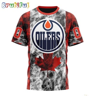 NHL Edmonton Oilers Happy Independence Day The 4th Of July 3D T Shirt