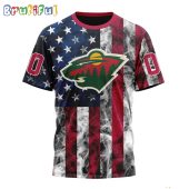 Nhl Minnesota Wild Happy Independence Day The 4th Of July 3d T Shirt 1.jpg - demo10