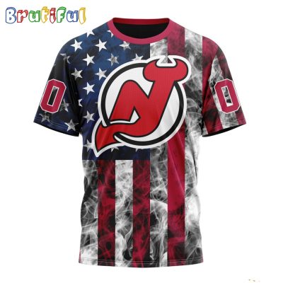 NHL New Jersey Devils Happy Independence Day The 4th Of July 3D T Shirt