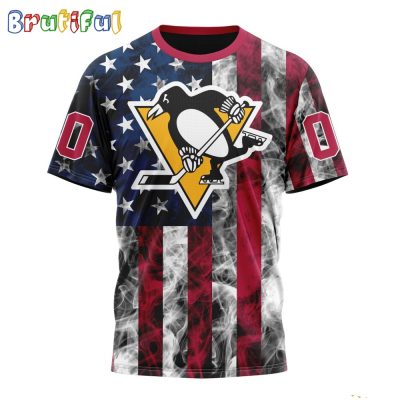 NHL Pittsburgh Penguins Happy Independence Day The 4th Of July 3D T Shirt