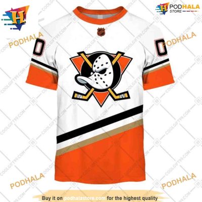 NHL Reverse Retro 2223 Style Mighty Ducks Hoodie 3D Edition