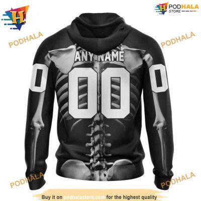 NHL Special Skeleton Costume Halloween Mighty Ducks Hoodie 3D