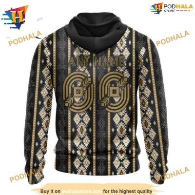 NHL Special Skull Native Design Mighty Ducks Hoodie 3D Collection