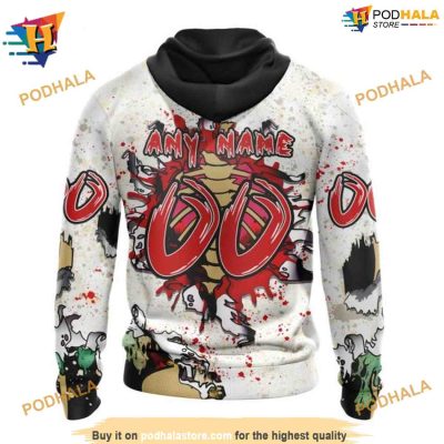 NHL Special Zombie Style Halloween Anaheim Ducks Apparel Hoodie 3D