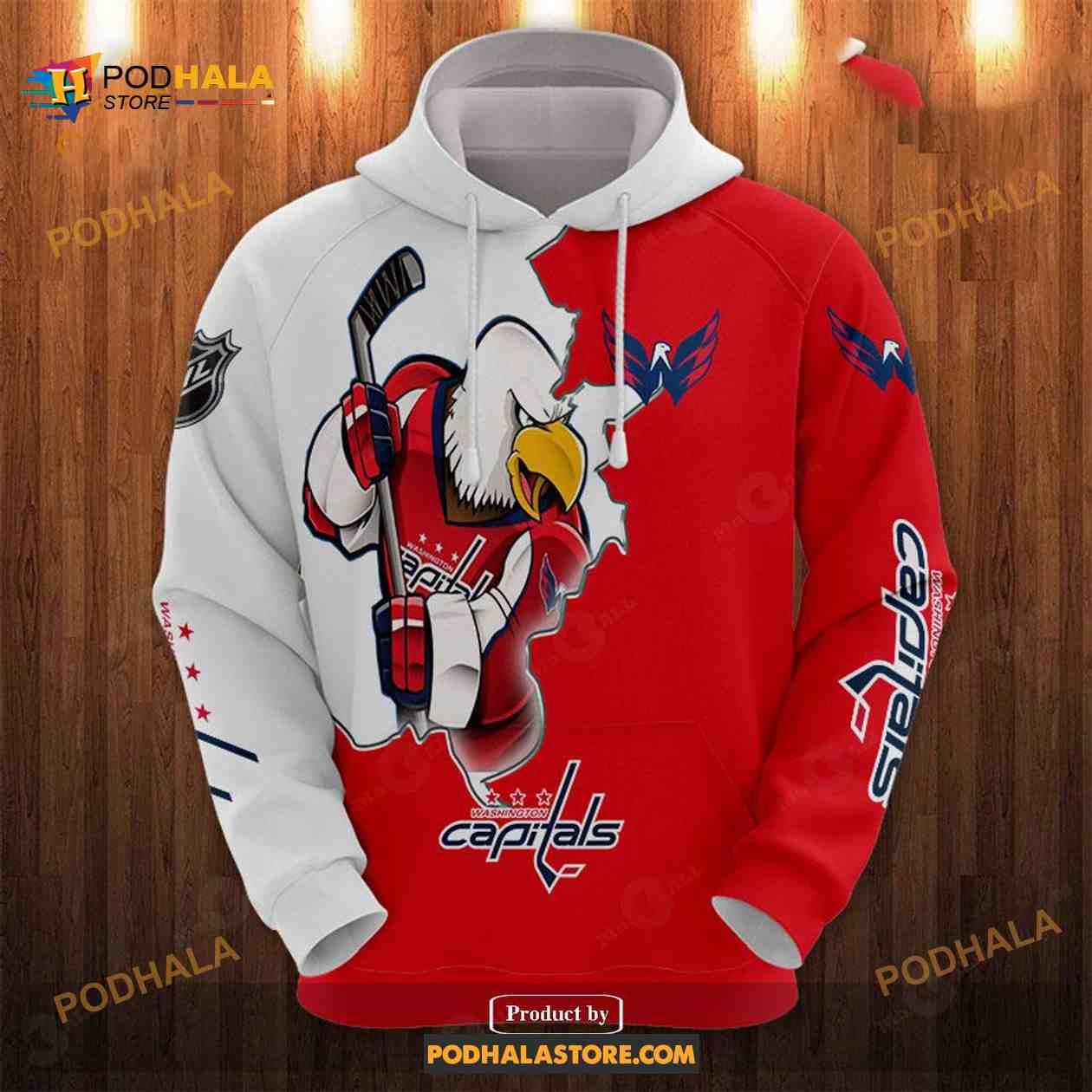NHL Washington Capitals Shirt Sweatshirt Hoodie 3D NHL Washington Capitals Shirt Sweatshirt Hoodie 3D