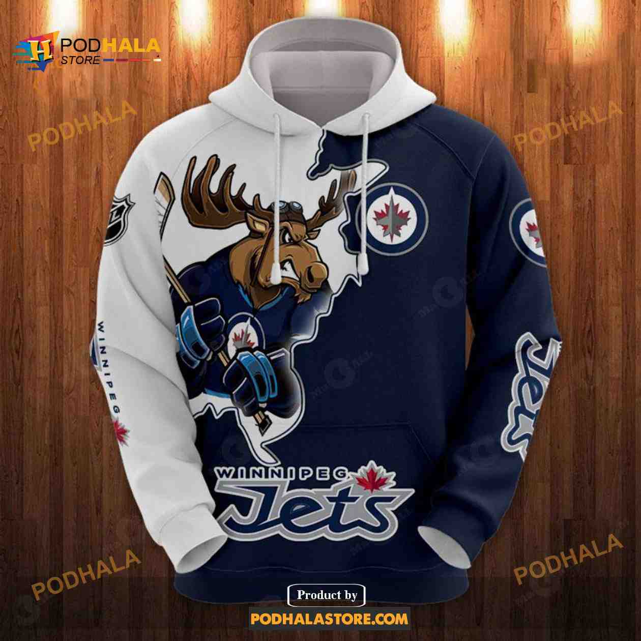 NHL Winnipeg Jets Shirt Sweatshirt Hoodie 3D NHL Winnipeg Jets Shirt Sweatshirt Hoodie 3D