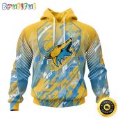 NHL Arizona Coyotes All Over Print 3D Hoodie Fearless Against Childhood Cancers Show Team Spirit