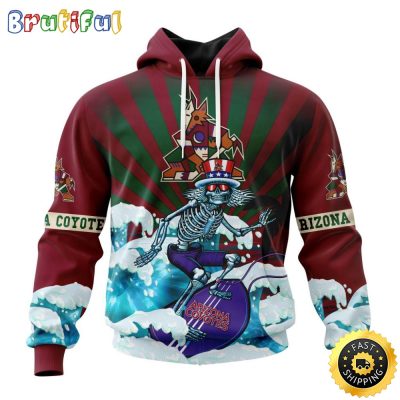 NHL Arizona Coyotes Hoodie Specialized Kits For The Grateful Dead 3D Hoodie Unisex Hoodie Tshirt