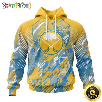 NHL Buffalo Sabres All Over Print 3D Hoodie Fearless Against Childhood Cancers Show Team Spirit