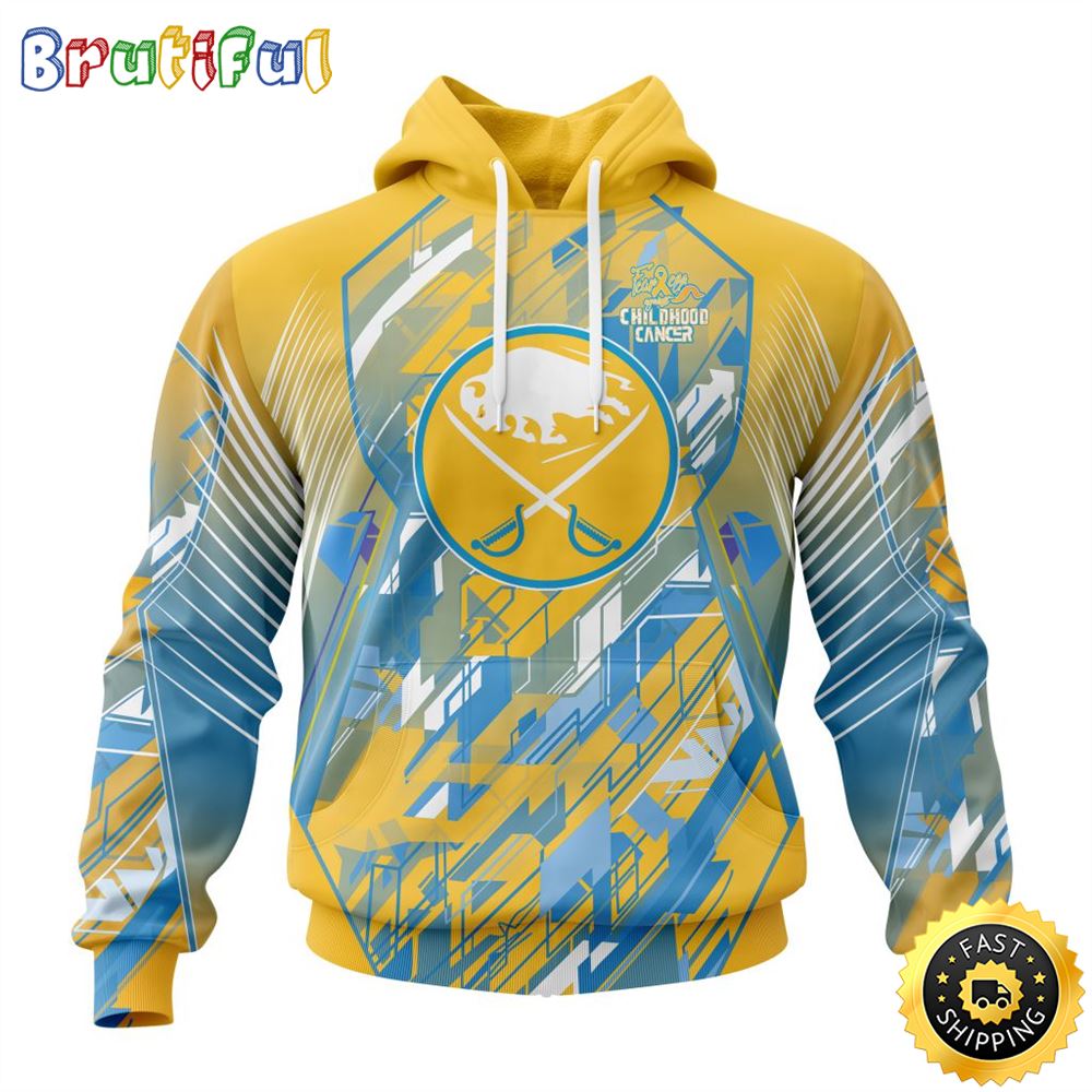 NHL Buffalo Sabres All Over Print 3D Hoodie Fearless Against Childhood Cancers Show Team Spirit NHL Buffalo Sabres All Over Print 3D Hoodie Fearless Against Childhood Cancers Show Team Spirit