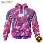 NHL Buffalo Sabres I Pink I Can Fearless Again Breast Cancer All Over Print 3D Hoodie Unisex Hoodie Tshirt Sweatshirt
