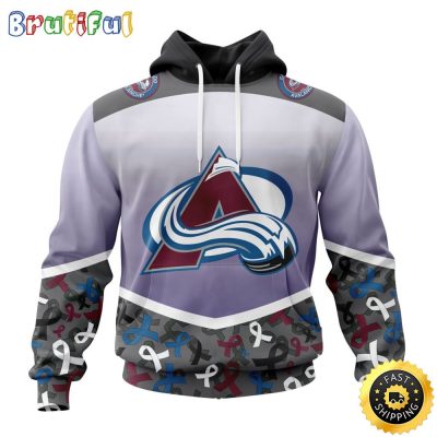 NHL Colorado Avalanche Specialized Sport Fights Again All Cancer All Over Print 3D Hoodie Unisex Hoodie
