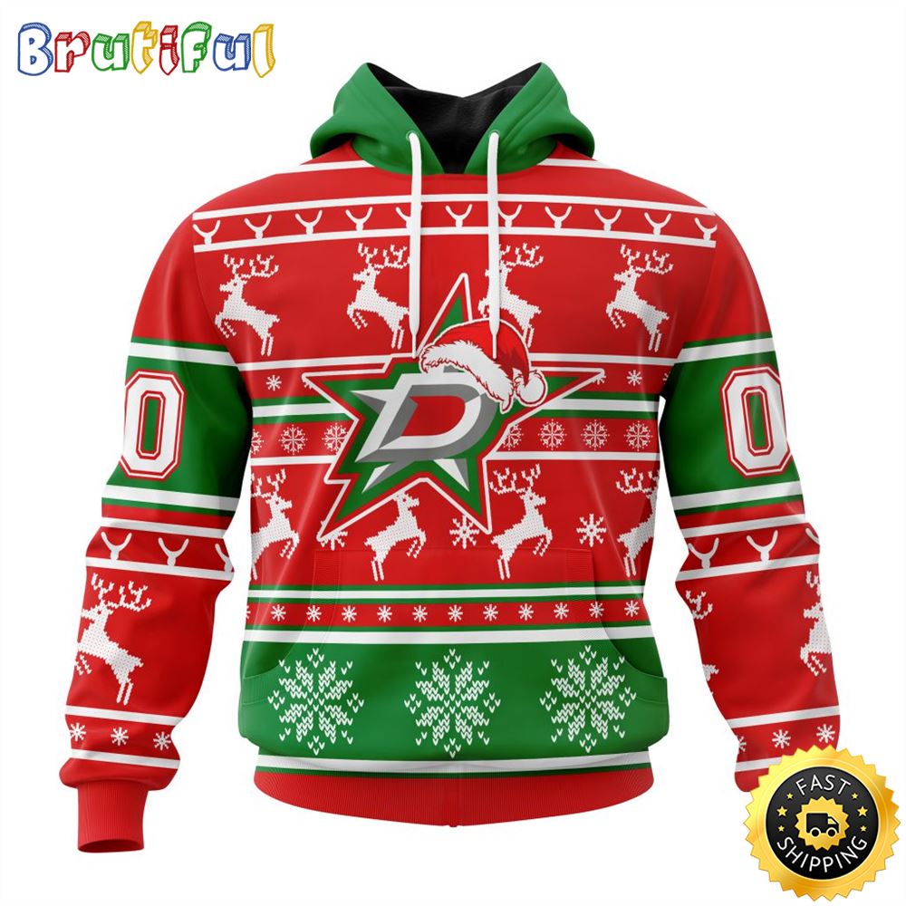 NHL Dallas Stars Specialized Unisex Christmas Is Coming Santa Claus All Over Print 3D Hoodie Gift For Christmas Day NHL Dallas Stars Specialized Unisex Christmas Is Coming Santa Claus All Over Print 3D Hoodie Gift For Christmas Day