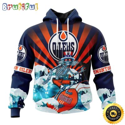 NHL Edmonton Oilers Hoodie Specialized Kits For The Grateful Dead 3D Hoodie Unisex Hoodie Tshirt