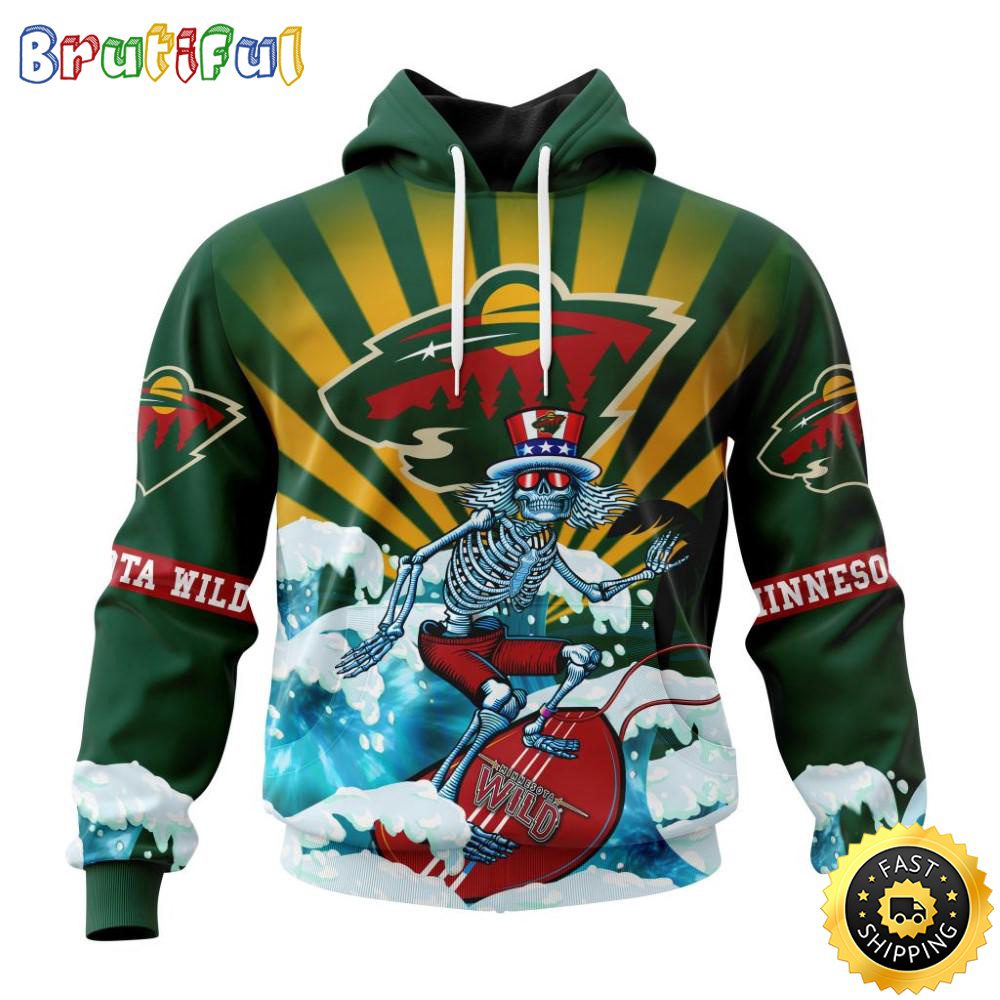 NHL Minnesota Wild Hoodie Specialized Kits For The Grateful Dead 3D Hoodie Unisex Hoodie Tshirt