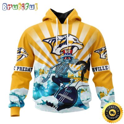 NHL Nashville Predators Hoodie Specialized Kits For The Grateful Dead 3D Hoodie Unisex Hoodie Tshirt
