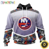 NHL New York Islanders Specialized Sport Fights Again All Cancer All Over Print 3D Hoodie Unisex Hoodie