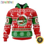 NHL New York Islanders Specialized Unisex Christmas Is Coming Santa Claus All Over Print 3D Hoodie Gift For Christmas Day