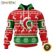 NHL Ottawa Senators Specialized Unisex Christmas Is Coming Santa Claus All Over Print 3D Hoodie Gift For Christmas Day