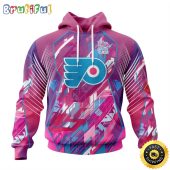 NHL Philadelphia Flyers I Pink I Can Fearless Again Breast Cancer All Over Print 3D Hoodie Unisex Hoodie Tshirt Sweatshirt