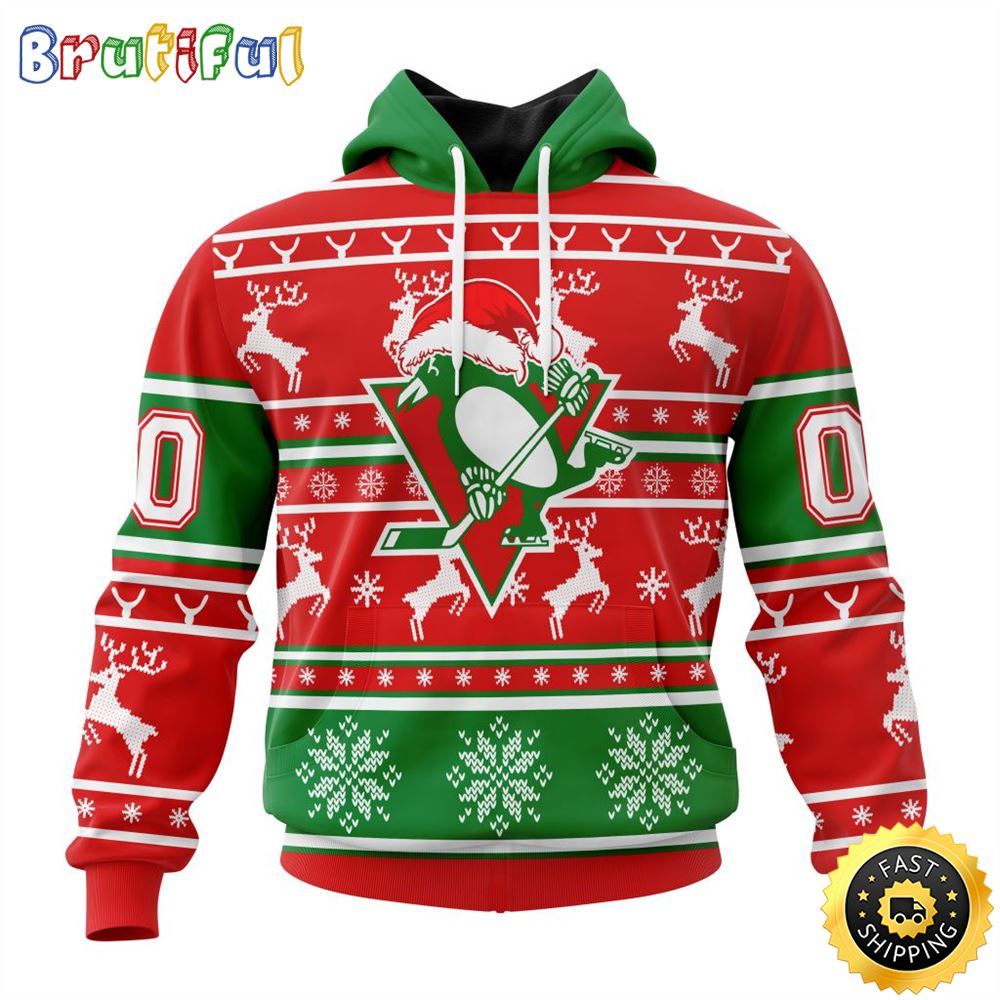 NHL Pittsburgh Penguins Specialized Unisex Christmas Is Coming Santa Claus All Over Print 3D Hoodie Gift For Christmas Day NHL Pittsburgh Penguins Specialized Unisex Christmas Is Coming Santa Claus All Over Print 3D Hoodie Gift For Christmas Day