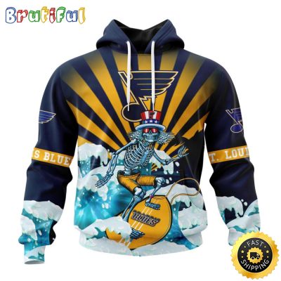 NHL St. Louis Blues Hoodie Specialized Kits For The Grateful Dead 3D Hoodie Unisex Hoodie Tshirt
